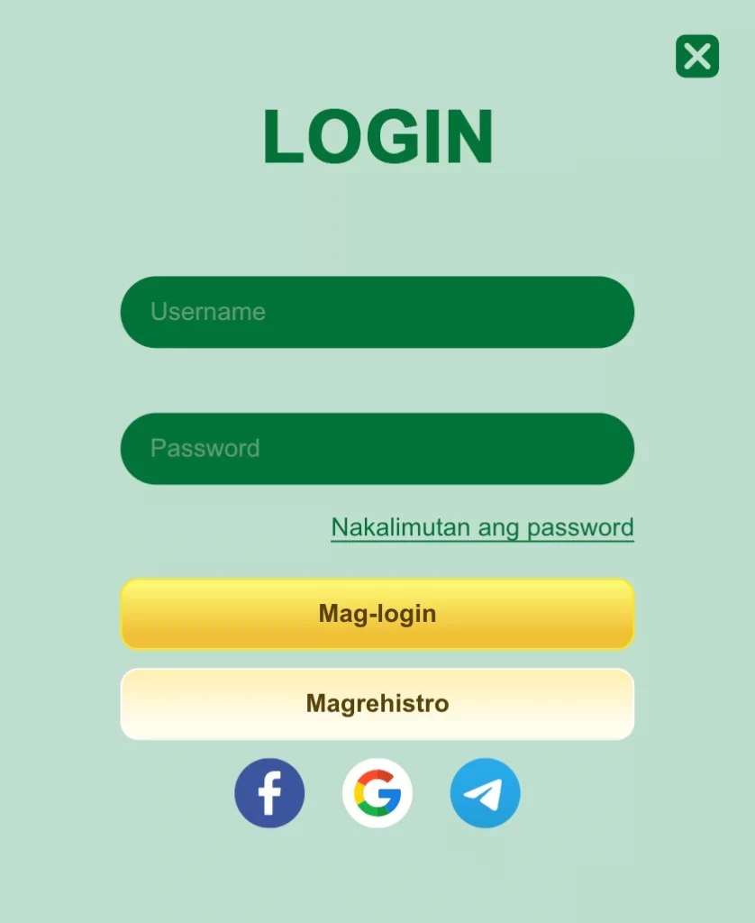 LARO789 new member registration interface with email and password setup screen